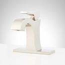 Signature Hardware Polished Nickel Single Handle Monoblock Bathroom Sink Faucet 