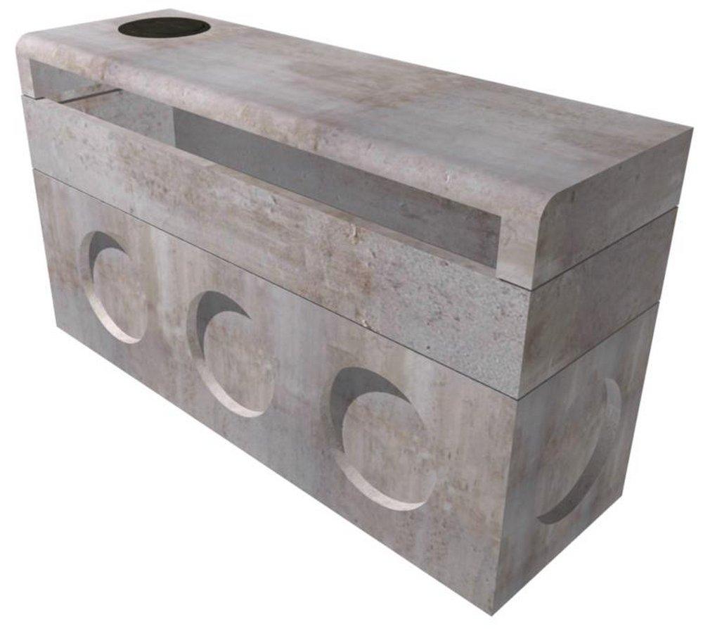 Hanson Pipe & Precast 10FT CURB INLET 1FT RISER 