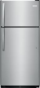 30 in. 14.1 cu. ft. Top Mount Freezer Refrigerator in Stainless Steel