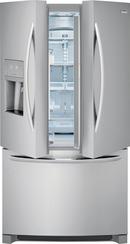 Frigidaire Stainless 36 in. 14.9 cu. ft. Counter Depth and French Door Refrigerator 