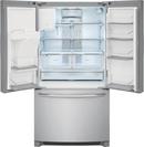 Frigidaire Stainless 36 in. 14.9 cu. ft. Counter Depth and French Door Refrigerator 