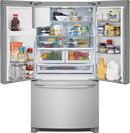 Frigidaire Stainless 36 in. 14.9 cu. ft. Counter Depth and French Door Refrigerator 