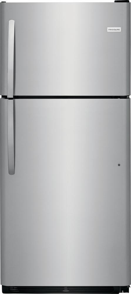 Frigidaire Stainless 29-5/8 in. 15.3 cu. ft. Top Mount Freezer Refrigerator 