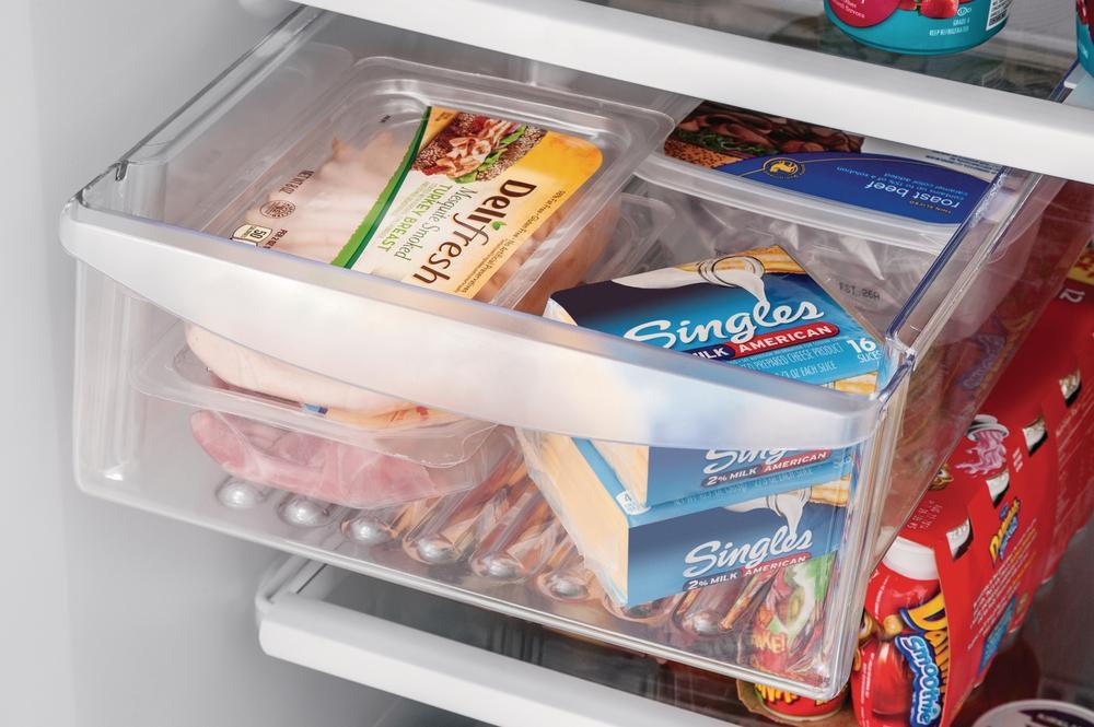 Frigidaire Stainless 29-5/8 in. 15.3 cu. ft. Top Mount Freezer Refrigerator 