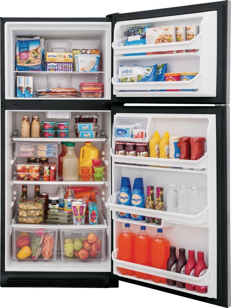 Frigidaire Stainless 29-5/8 in. 15.3 cu. ft. Top Mount Freezer Refrigerator 