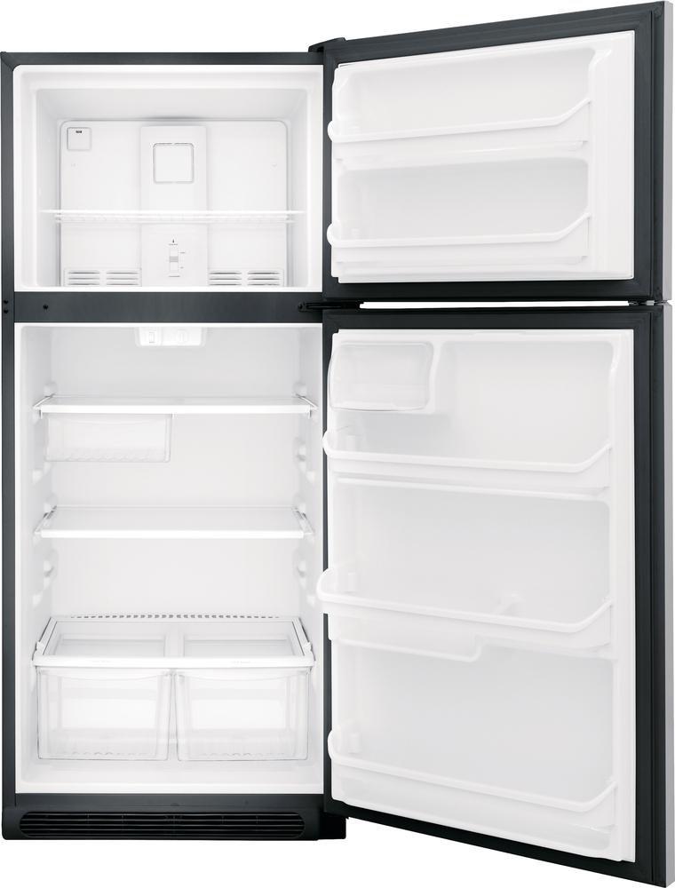 Frigidaire Stainless 29-5/8 in. 15.3 cu. ft. Top Mount Freezer Refrigerator 