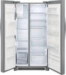 Frigidaire Stainless 36 in. 14.2 cu. ft. Counter Depth and Side-By-Side Refrigerator 