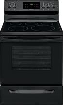 Frigidaire Black 29-7/8 in. Electric 5-Burner Smoothtop Freestanding Range 