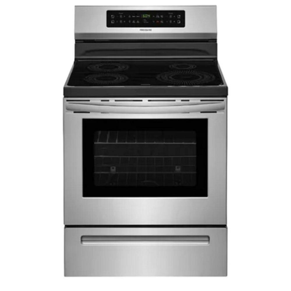 Frigidaire Stainless Steel 29-7/8 in. Electric 4-Burner Induction Freestanding Range 