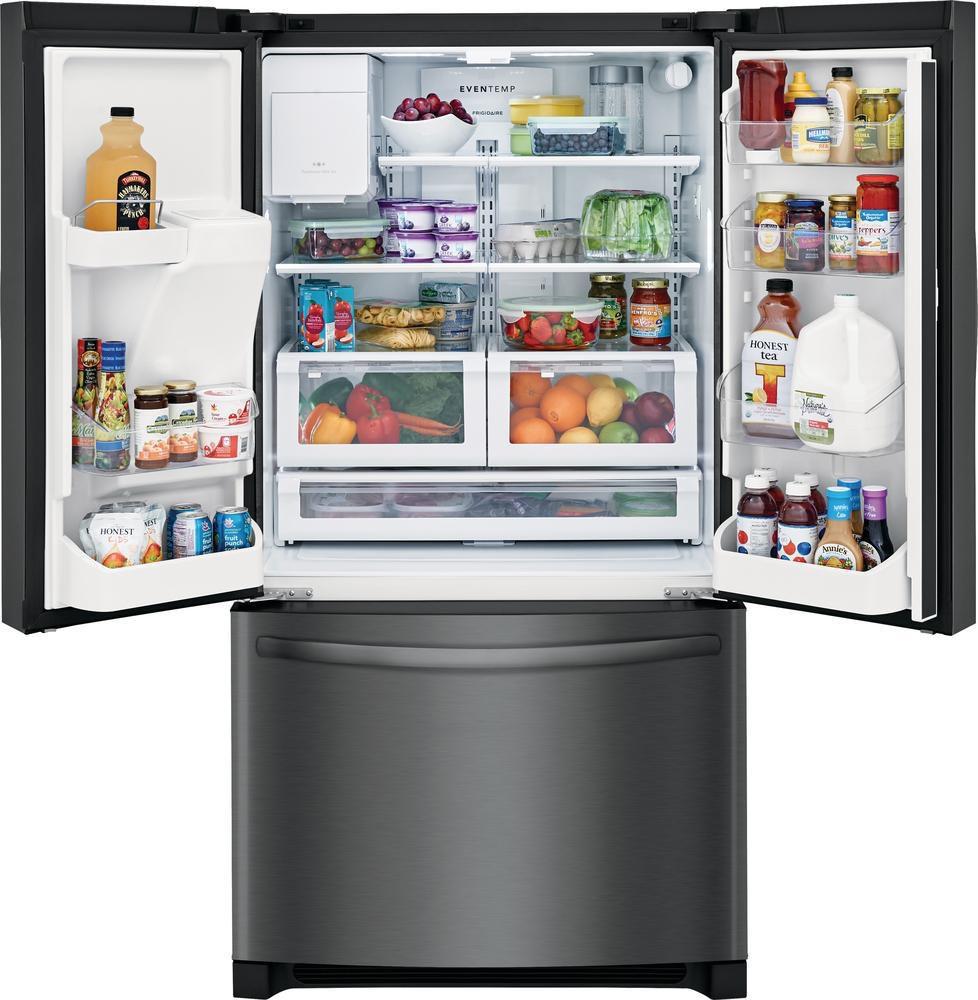 Frigidaire Black Stainless 36 in. 26.8 cu. ft. French Door Refrigerator 