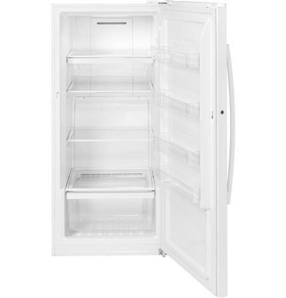 GE® White 62 in. 14.11 cu. ft. Freezer 