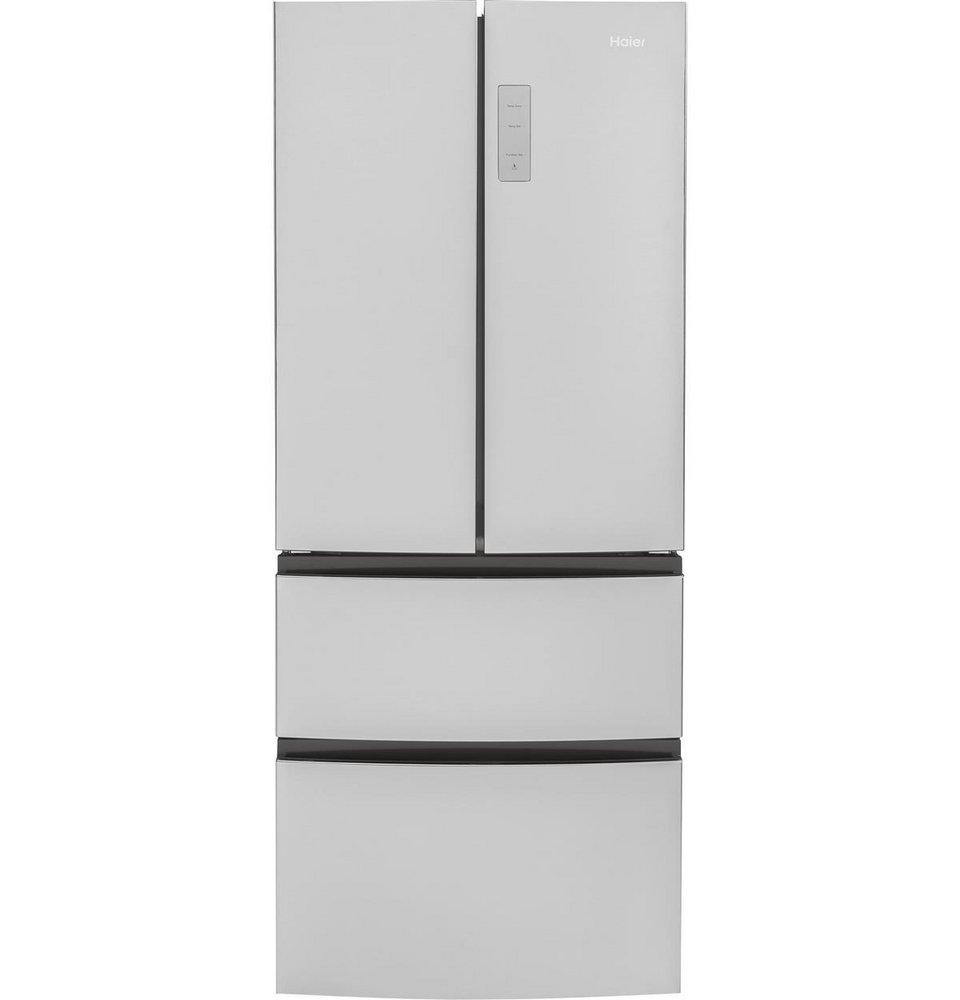 Haier Stainless Steel 28 in. 9.74 cu. ft. Bottom Mount Freezer,Counter Depth and French Door Refrigerator 