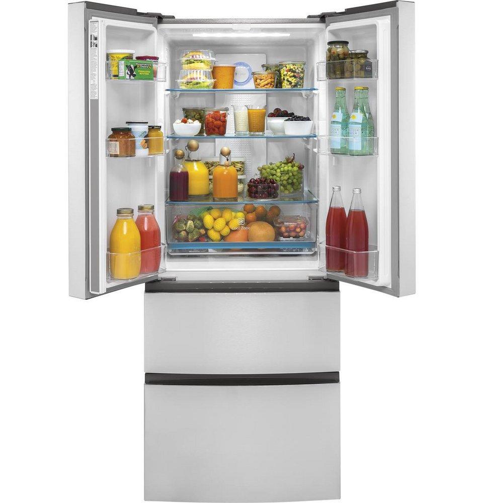 Haier Stainless Steel 28 in. 9.74 cu. ft. Bottom Mount Freezer,Counter Depth and French Door Refrigerator 