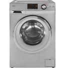 23-5/8 in. 2 cf 120V Electric Front Load Washer and Dryer in Silver