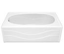 Hamilton Bathware White 60 x 37-1/4 in. Soaker Alcove Bathtub with Drain in White 