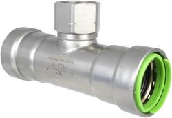 1-1/2 x 1-1/4 in. Press x FPT Reducing 200 psi Carbon Steel Tee