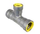 1 x 1 x 1/2 in. Press Reducing Domestic Zinc Nickel Carbon Steel Gas Tee with HNBR O-ring