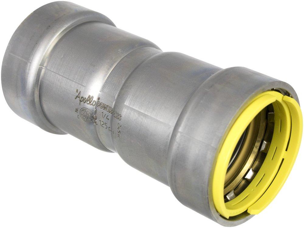 Apollo&reg; PowerPress Press Zinc Nickel Carbon Steel Coupling with HNBR Seal and Stop 