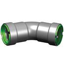 Apollo® PowerPress Press x Fitting Street Global Carbon Steel 90 Degree Elbow with EPDM Seal 