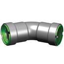Apollo&reg; PowerPress Press x Fitting Street Global Carbon Steel 90 Degree Elbow with EPDM Seal 