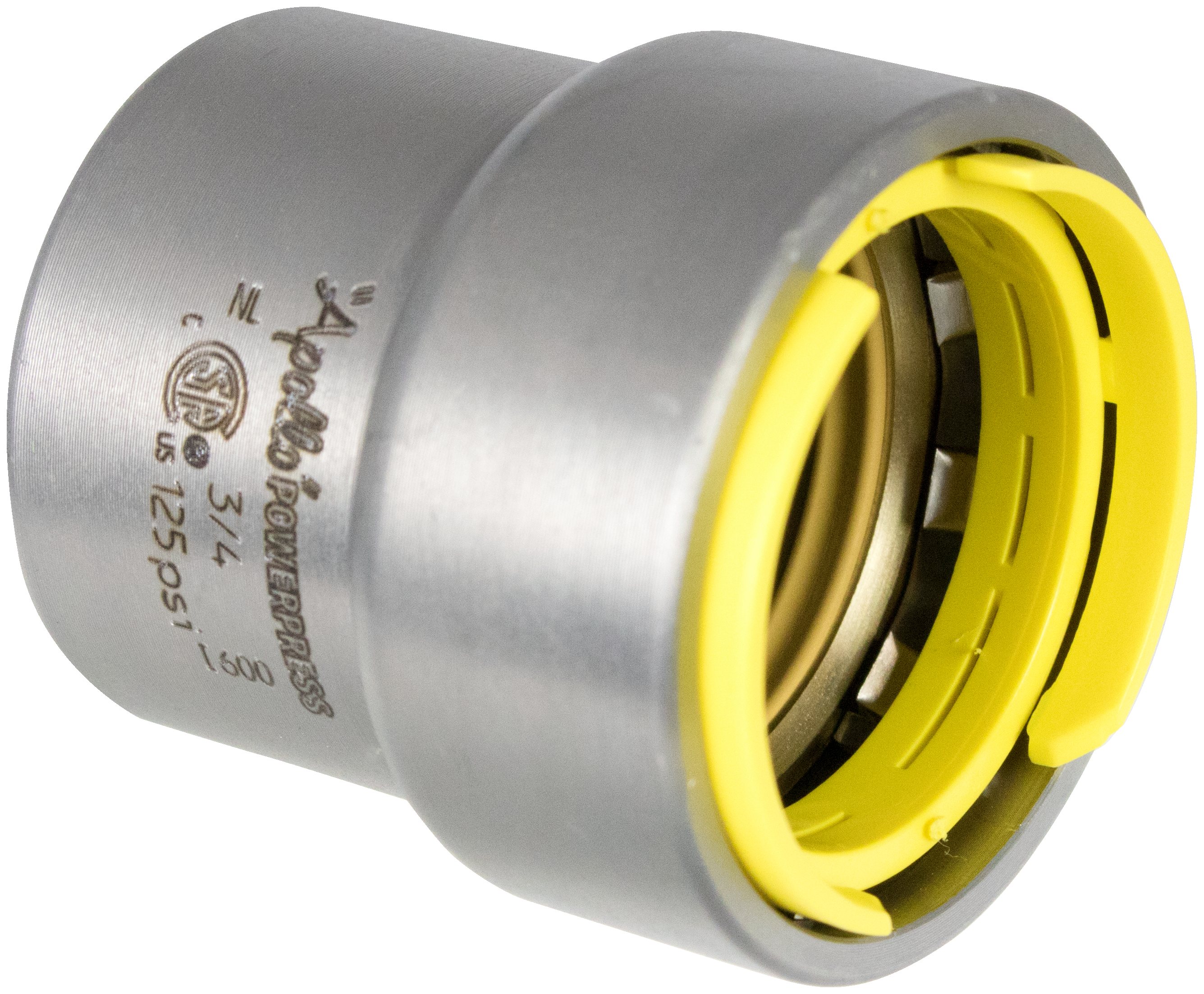 Apollo&reg; PowerPress Press Zinc Nickel Carbon Steel Cap with HNBR O-Ring 