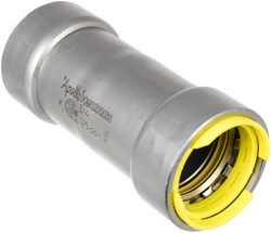 1 x 3-33/50 in. Press Zinc Nickel Carbon Steel Coupling with HNBR Seal