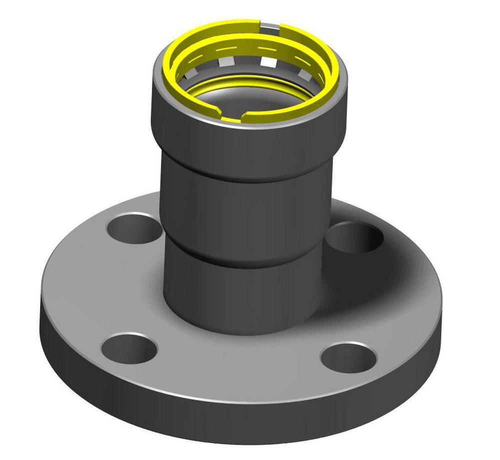 Apollo&reg; PowerPress Press x Flanged Carbon Steel Adapter 