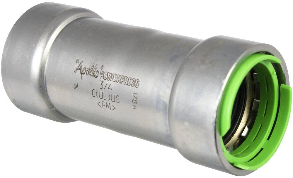 Apollo® PowerPress Press Zinc Nickel Carbon Steel Coupling with EPDM Seal 