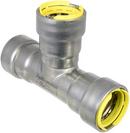 Apollo&reg; PowerPress Press Domestic Zinc Nickel Carbon Steel Gas Tee with HNBR O-ring 