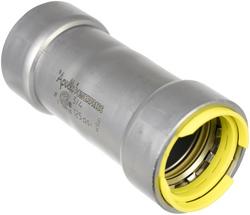 2 x 5-3/25 in. Press Zinc Nickel Carbon Steel Coupling with HNBR Seal
