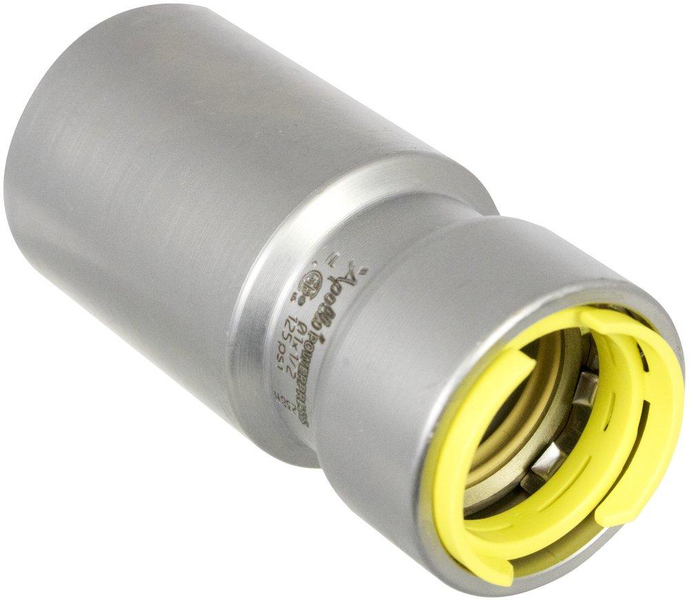 Apollo&reg; PowerPress Fitting x Press Zinc Nickel Carbon Steel Reducer with HNBR O-Ring 