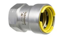 3/4 x 1/2 in. Press x FPT Reducing Zinc Nickel Carbon Steel Adapter with HNBR O-Ring