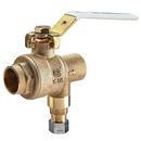 Watts Bronze Full Port Sweat x Compression Weld Ball Valve 
