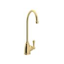 Single Handle Lever Water Filter Faucet in Unlacquered Brass