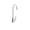 Perrin & Rowe&reg; Unlacquered Brass Single Handle Lever Water Filter Faucet 