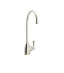 Perrin & Rowe Unlacquered Brass Single Handle Lever Water Filter Faucet 