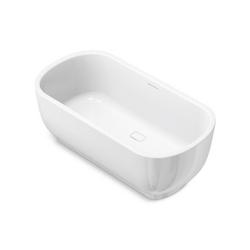 65-15/16 x 33-15/16 in. Freestanding Bathtub in Stucco White