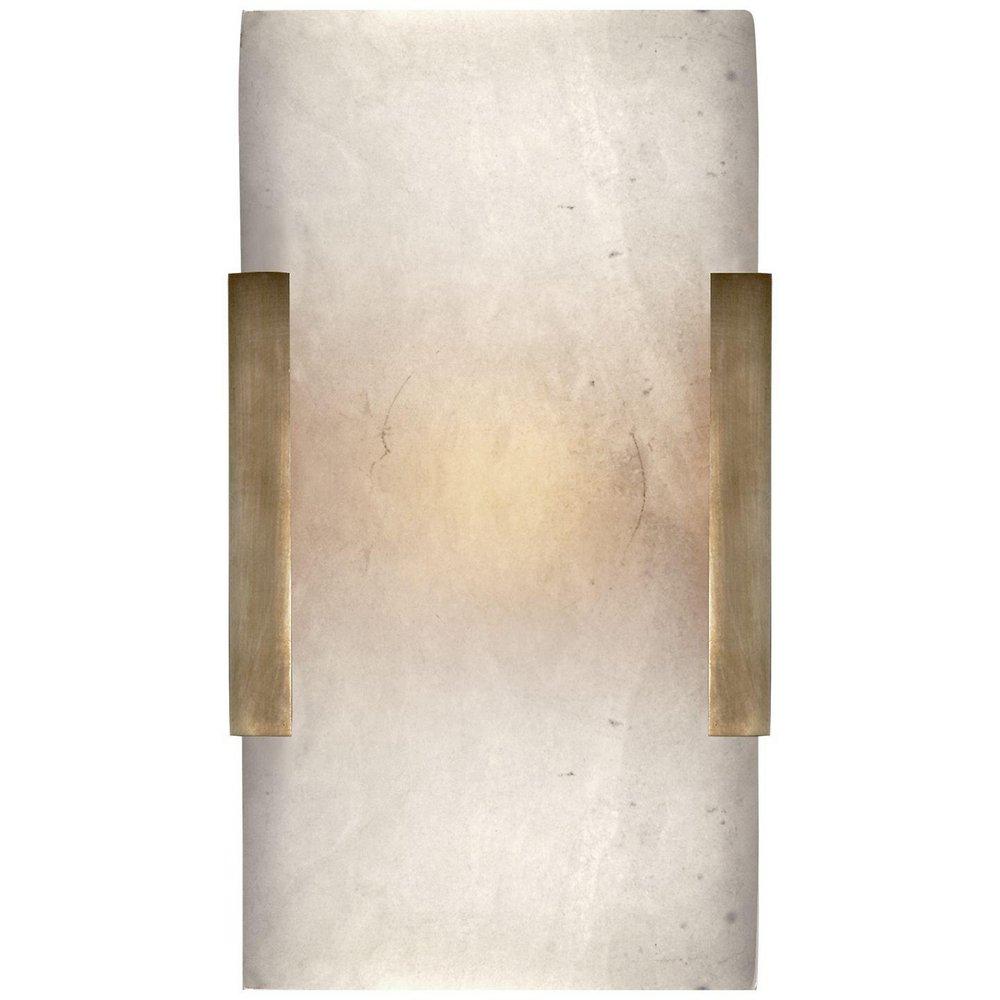 Visual Comfort & Co. Signature Antique Burnished Brass 1 Light 12W 9-1/2 in. Wall Sconce 