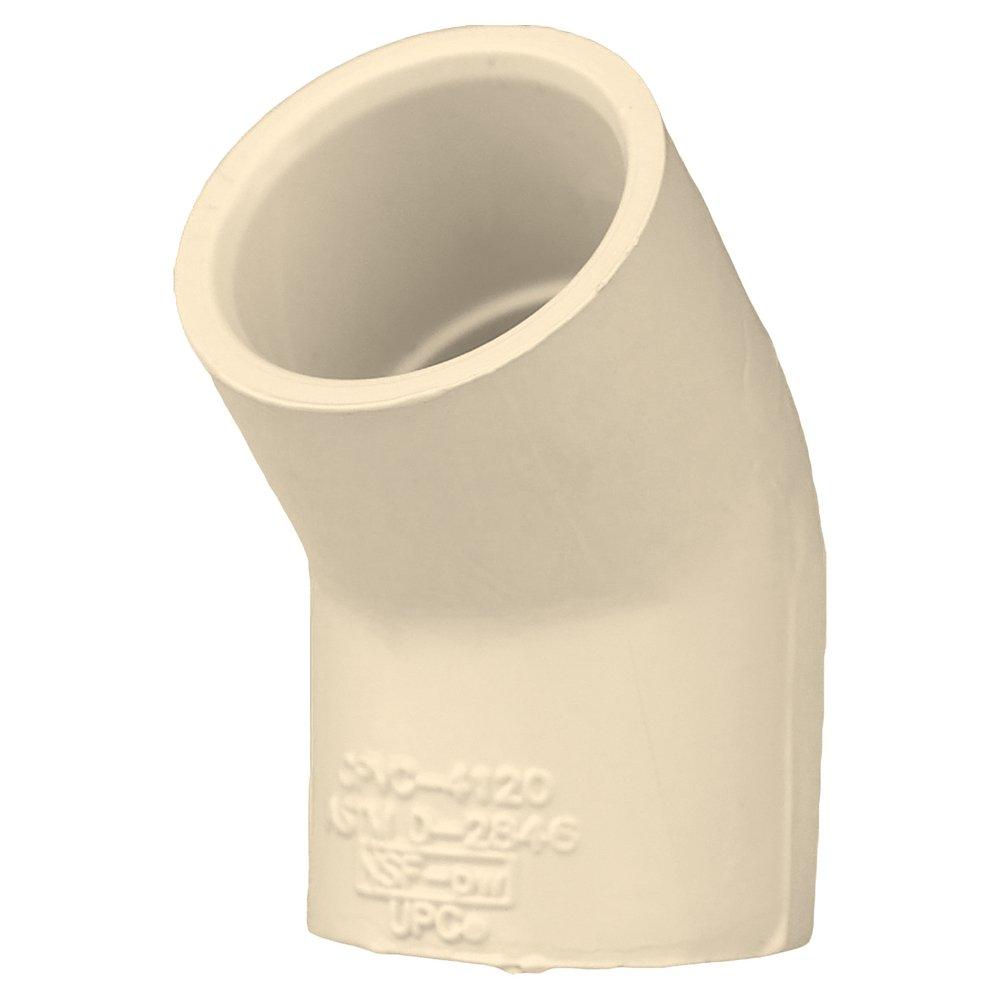 Cream CTS CPVC 45&deg; Elbow 
