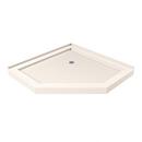 38 in. x 38 in. Shower Base with Corner Drain in Biscuit