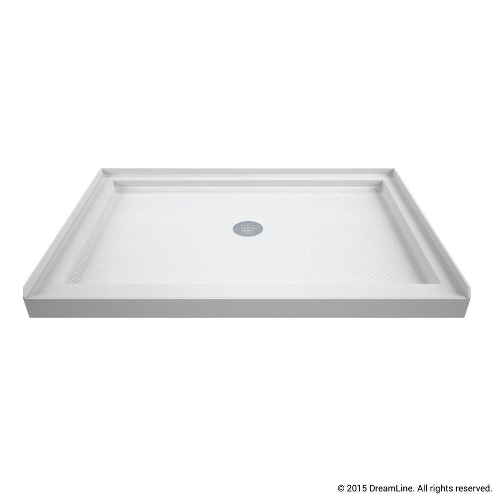 DreamLine White 32 x 42 in. Rectangle Shower Base 
