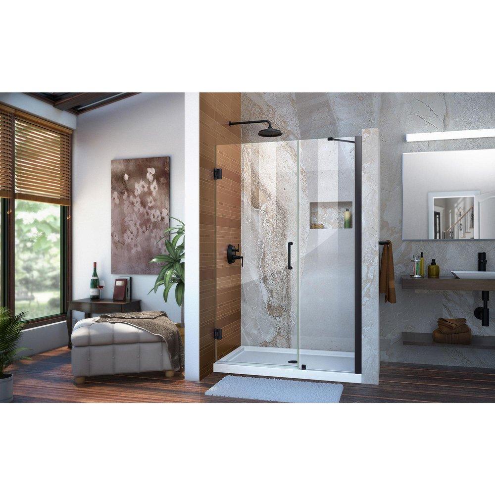 UNIDOOR 47-48 IN. SHWR DR BLACK 