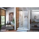 DreamLine Brushed Nickel 48 x 72 in. Hinged Clear Glass Shower Door 