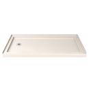 60 in. x 30 in. Shower Base with Left Drain in Biscuit