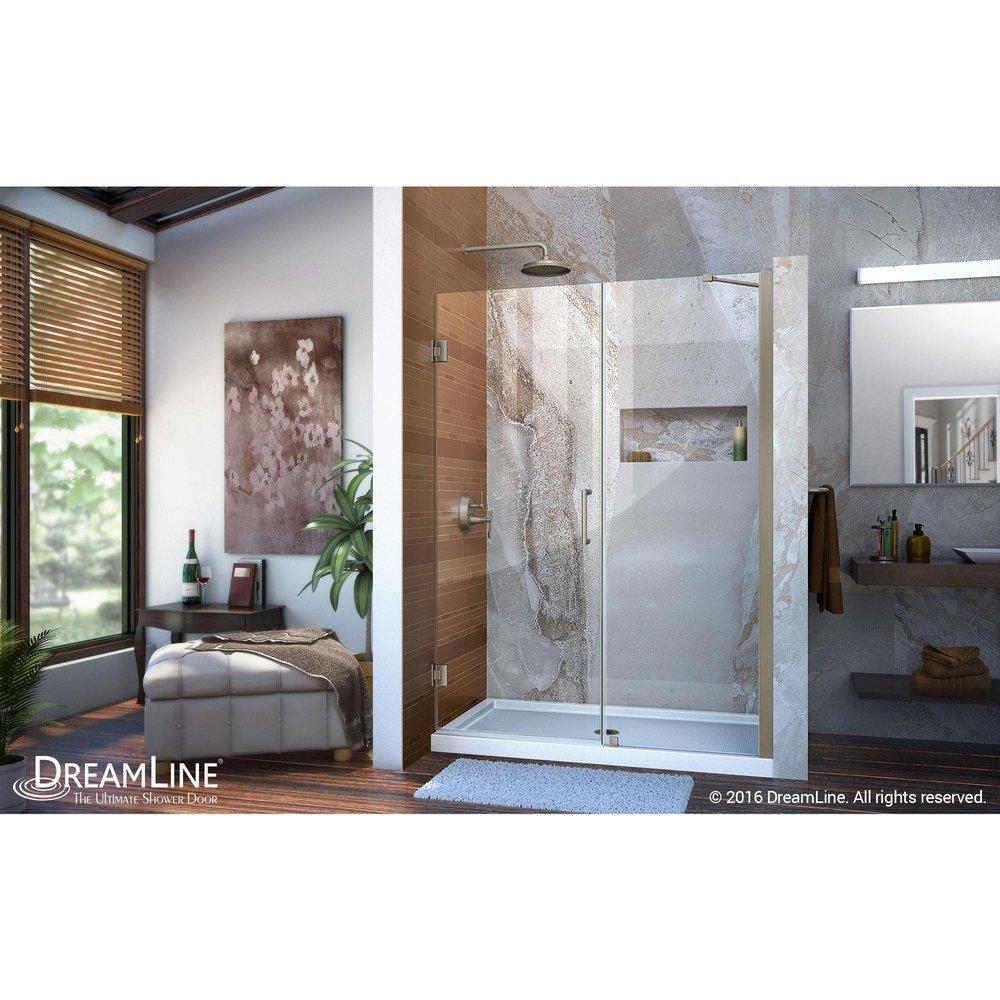 DreamLine Brushed Nickel UNIDOOR 47-48 IN. SHWR DR BR NCKL 