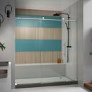 DreamLine Polished Stainless Steel 72 x 76 in. Sliding Clear Glass Shower Door 