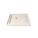 DreamLine Biscuit 32 x 32 in. Double Threshold Shower Base with Corner Drain 