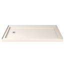 DreamLine Biscuit 60 x 36 in. Rectangle Single Threshold Shower Base with Left Hand Drain 