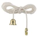 36 in. Pull-String with Brass End Bell in White 24 Pack