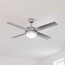 RP Lighting Brushed Nickel 50 in. 4-Blade Indoor Ceiling Fan 